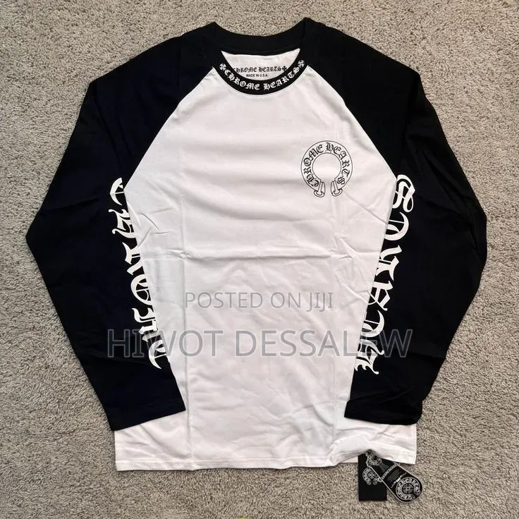 Polo T-Shirt and Chrome Heart T-Shirt