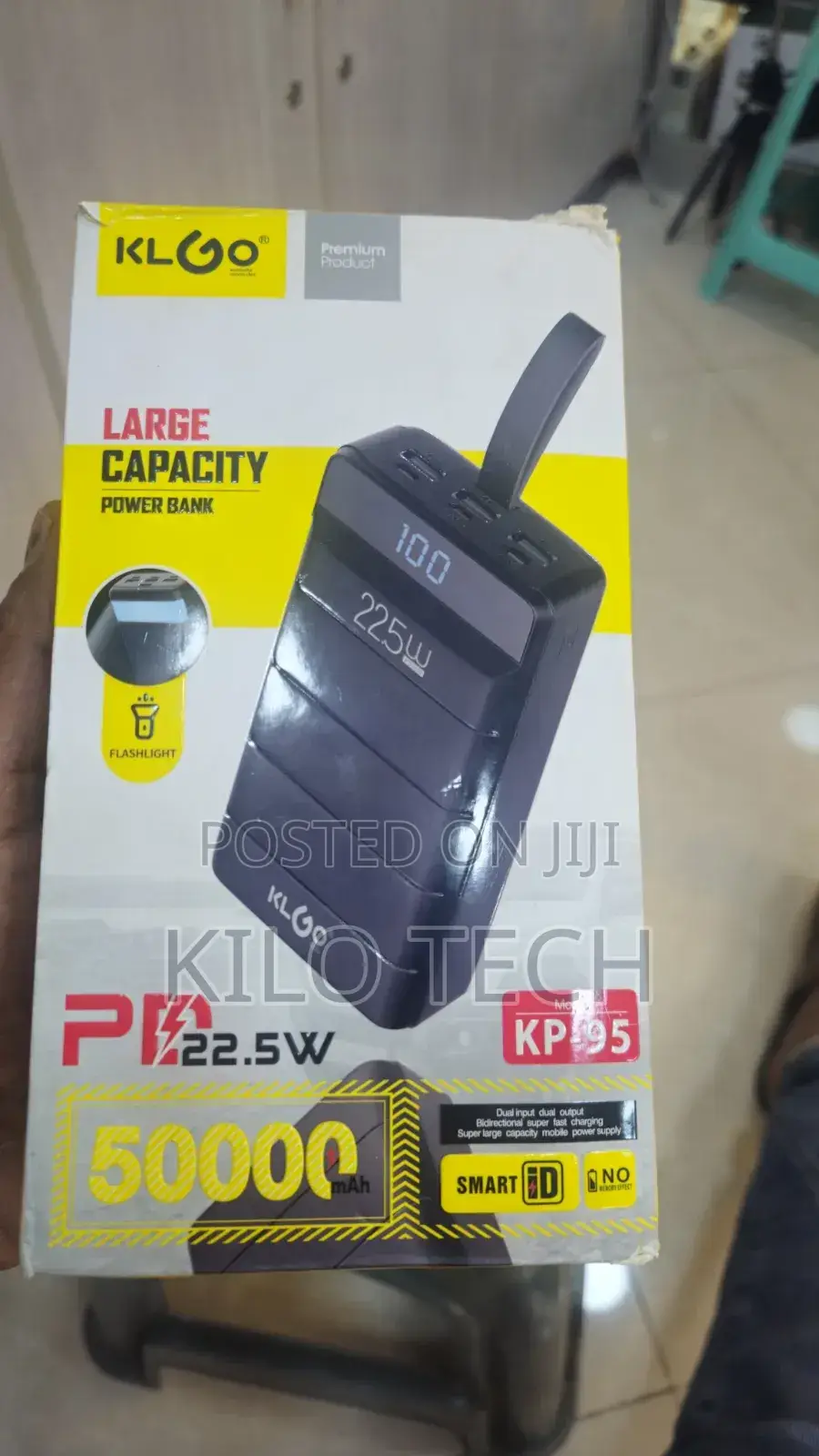 ​Klgo50,000mah Power Bank (22.5w Fast Charging)