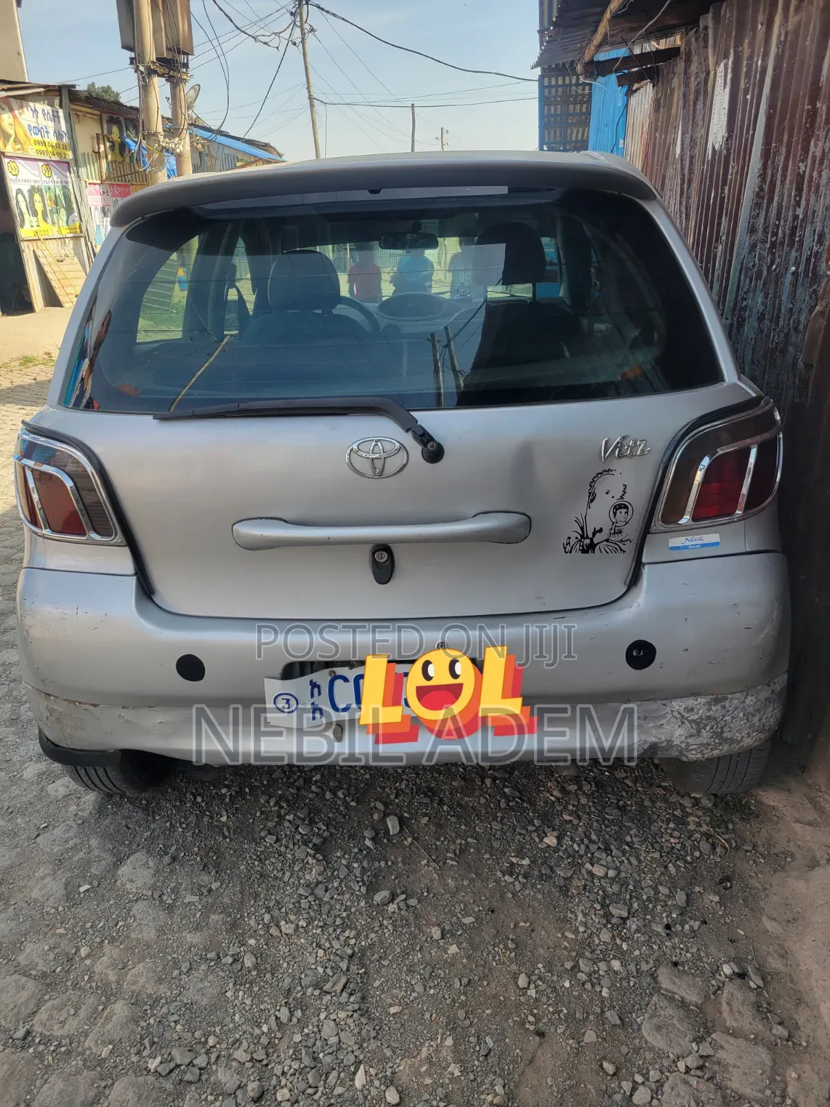 Toyota Vitz 2001 Silver