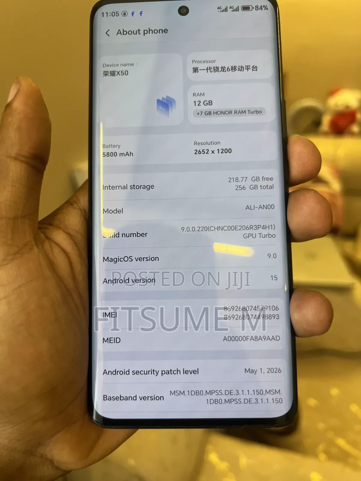 New Honor X50 256 GB Black