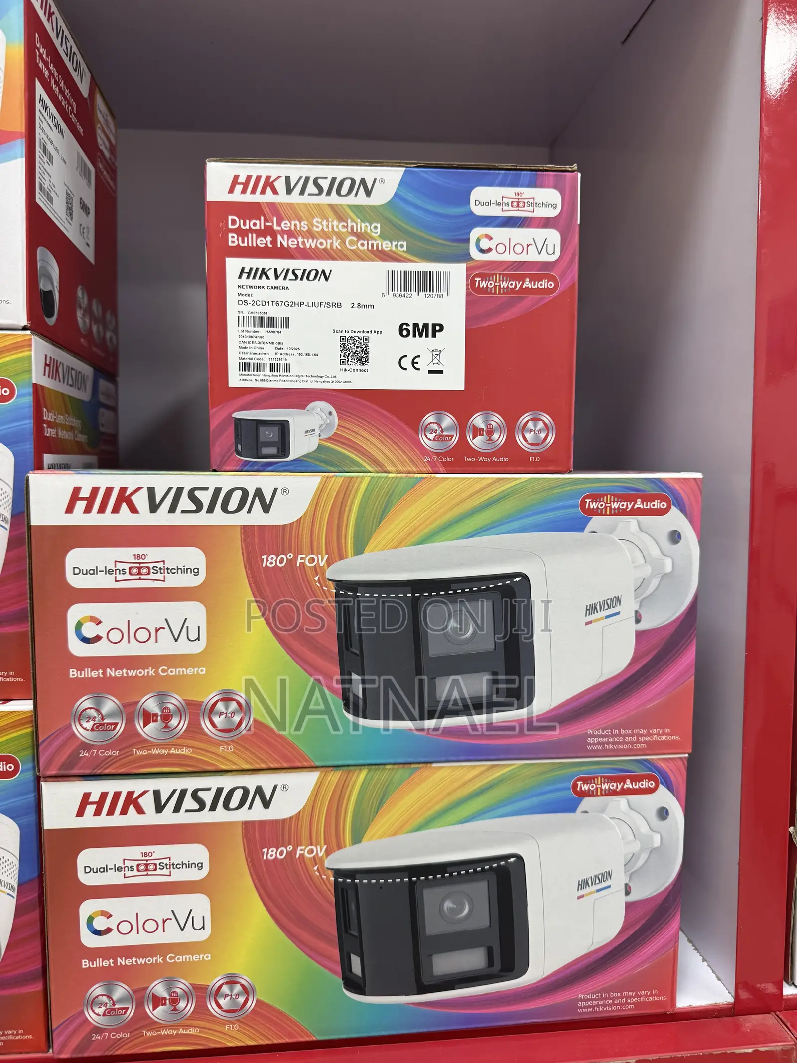 Hik Vision 6 Mp Colorvu Dual Lens 180 Fov