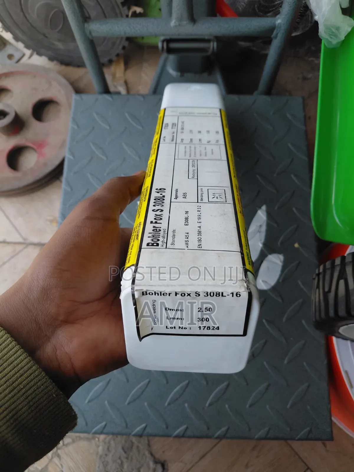 ኦሪጅናል Böhler Fox S 308l-16 የስታይንለስ ስቲል ብየዳ ኤሌክትሮድ
