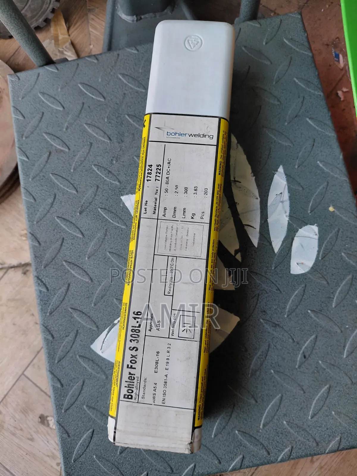 ኦሪጅናል Böhler Fox S 308l-16 የስታይንለስ ስቲል ብየዳ ኤሌክትሮድ