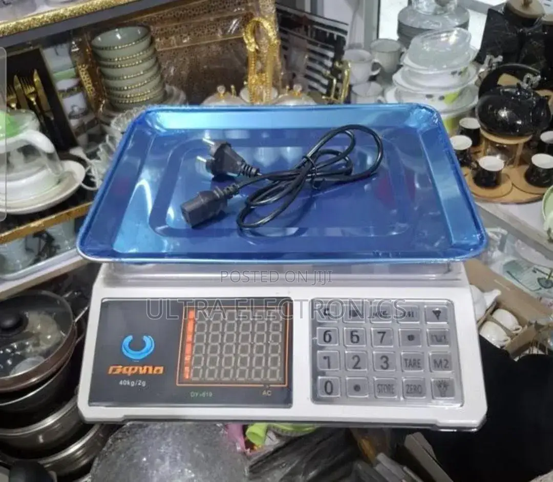 Digital Price Computing Platform Scale40kg Capacity And 2g Precision.