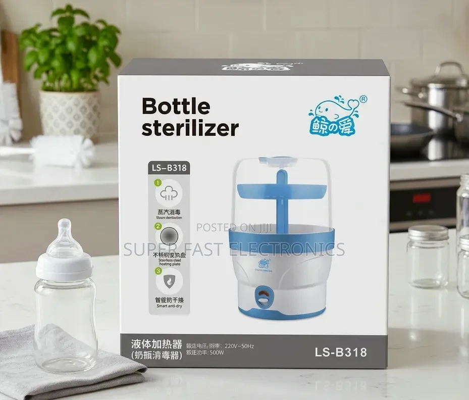 Baby Bottle Steam Sterilizer – Multi-Tier Electric Steam Sanitizer