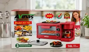 Avinas Breakfast Machine16l 3 in 1–850wtoaster Oven, Coffee Maker