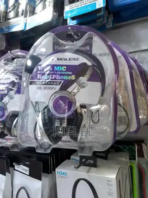 Weile Wl-908mv ኦሪጅናል ባለማይክሮፎን ሄድሴት