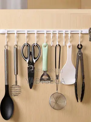Sliding S-hooks For Kitchen Cabinet