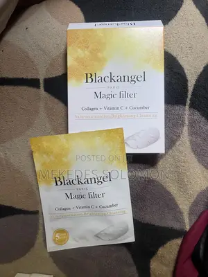 Black Angels Face Mask