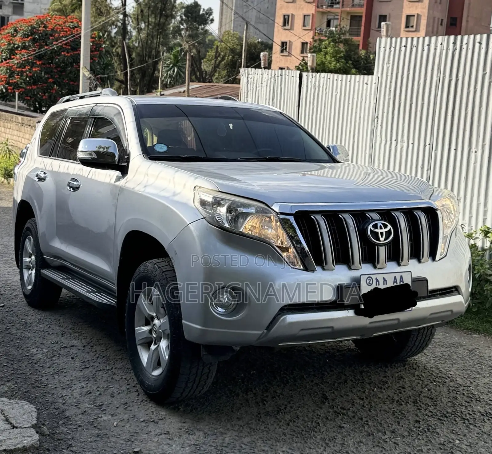 Toyota Land Cruiser Prado 2015 Silver