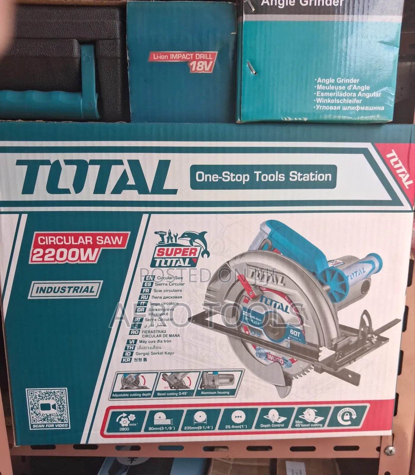 Cutting Saw (Total 2200w Circular Saw)