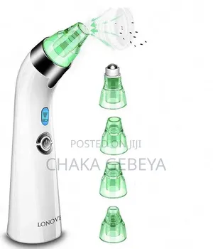 Vacuum Blackhead Remover – 4 Interchangeable Heads, Battery Operated