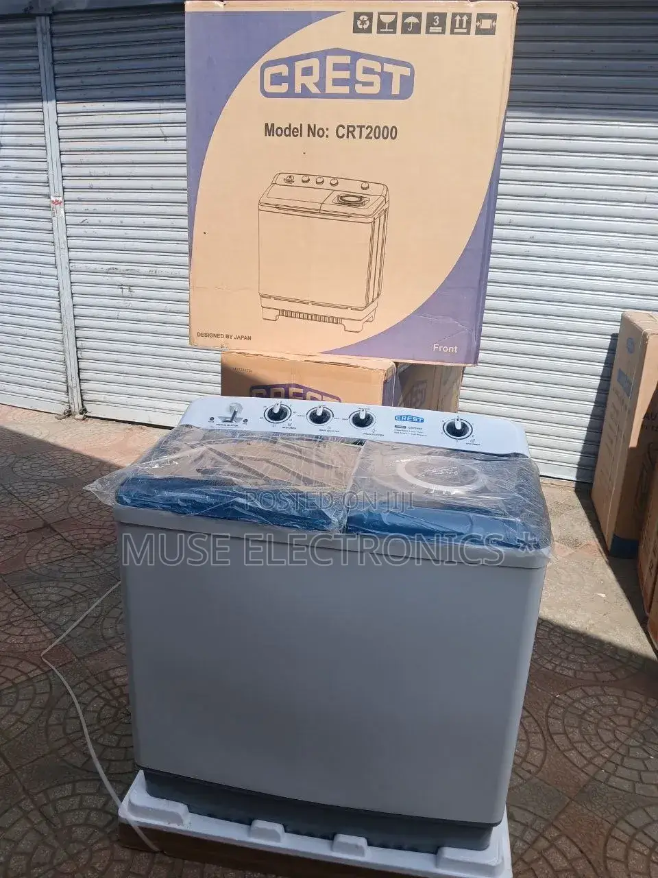 Crest Semi-Automatic 20kg Washing Machine