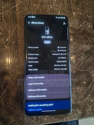 Samsung Galaxy S20 Ultra 128 GB Black