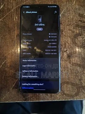 Samsung Galaxy S20 Ultra 128 GB Black