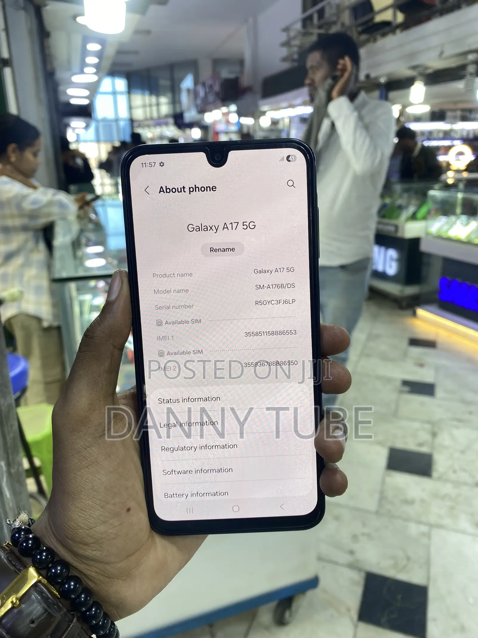 New Samsung Galaxy A17 5G 256 GB Black