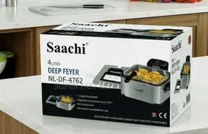 Saachi Deep Fryer 4l–Large Capacity Electric Deep Fryer Temperature