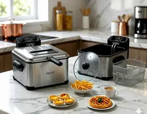 Saachi 4l Deep Fryer – Large Capacity