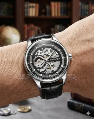 Tevise D836 Automatic Mechanical Watch and a Black
Leather Strap.