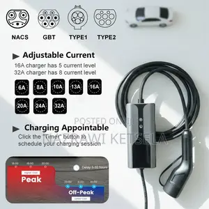 Portable የኢቪ ቻርጀር | አምፔር Adjustable