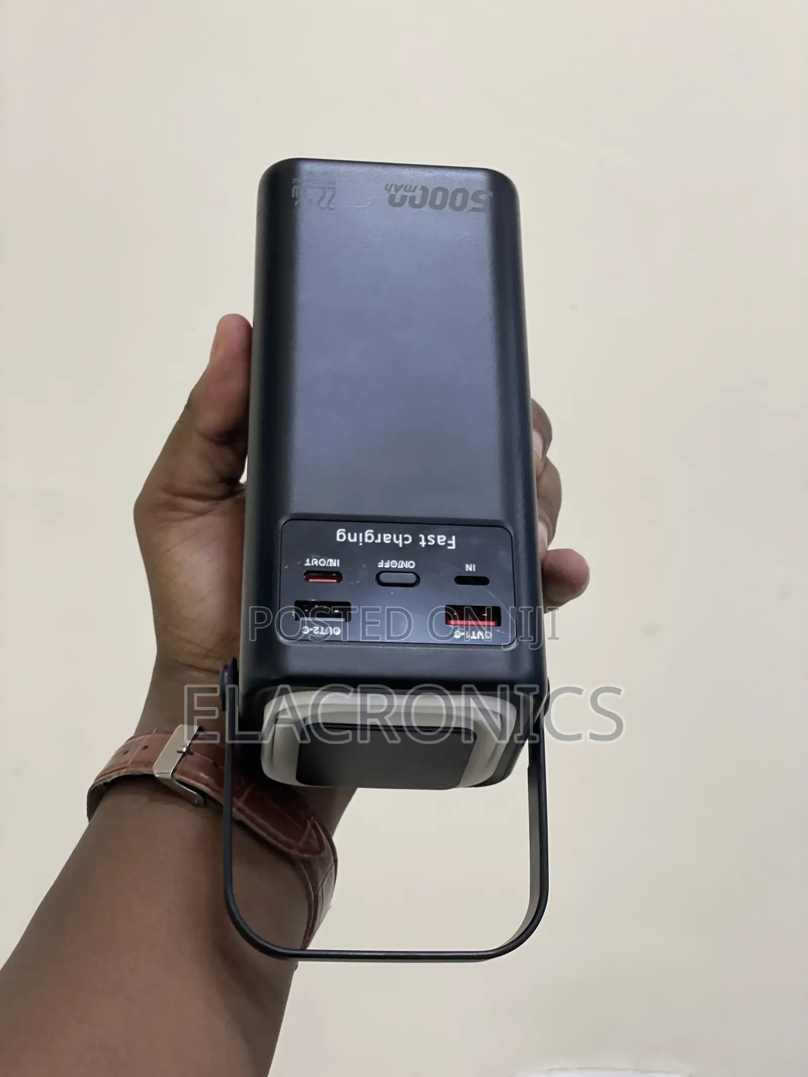 T-Max 50000mah Power Bank | 22.5w Fast Charge | Built-in Cables
