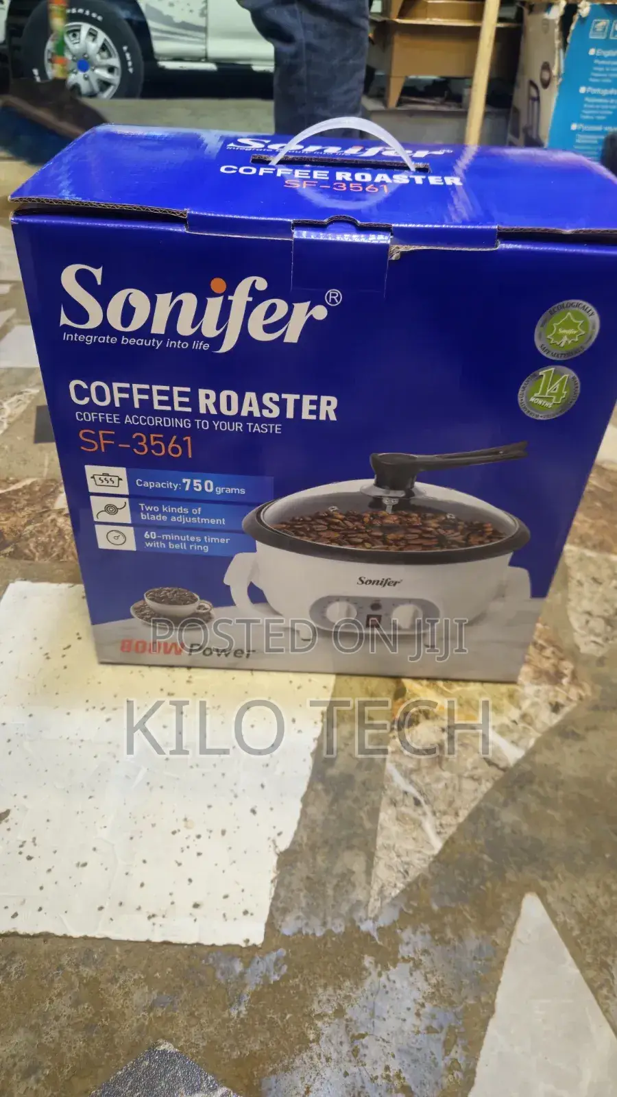 Sonifer Sf-3561 Coffee Roaster (የቡና መቁያ