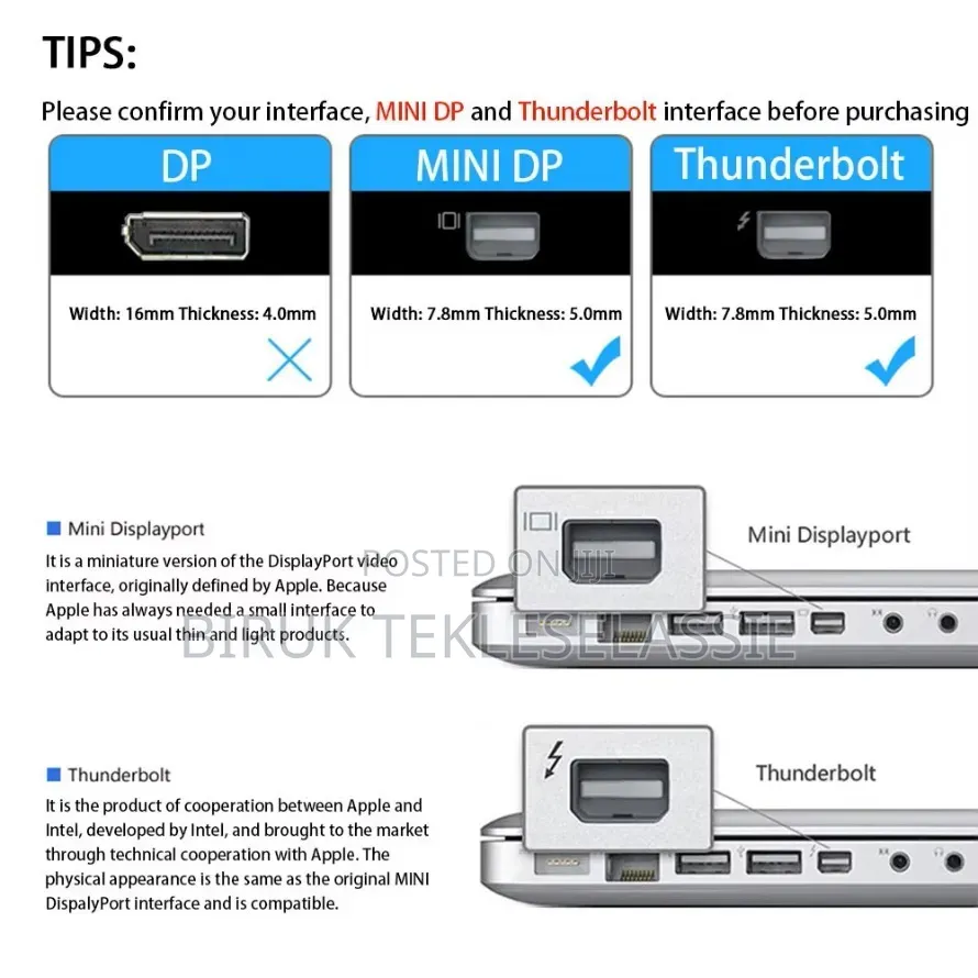 Thunderbolt (Mini Dp) To Hdmi