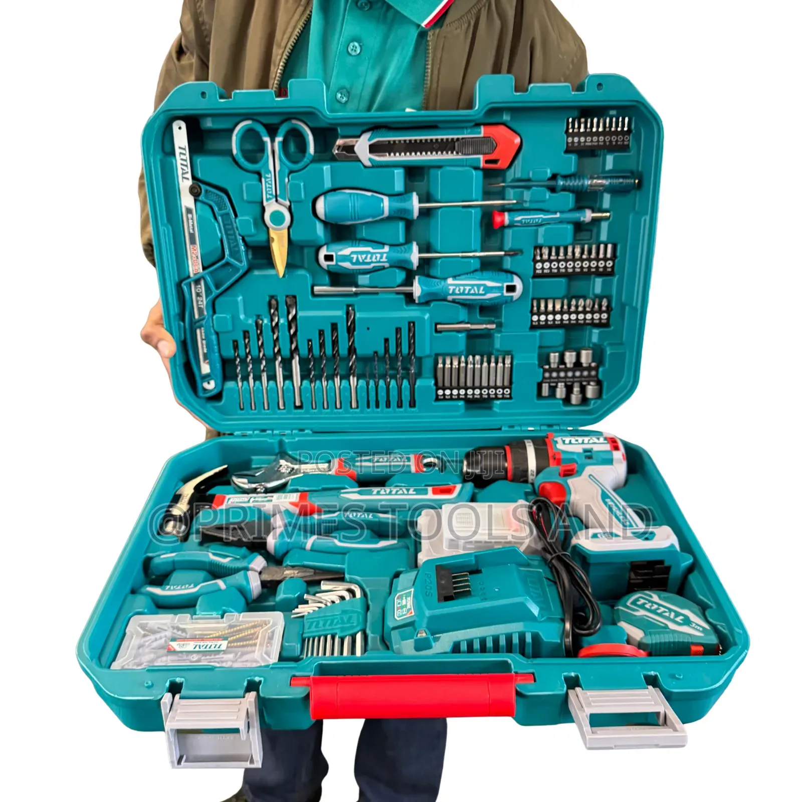 Total Rechargeable Tool Set With Full Accessories | Cordless Power