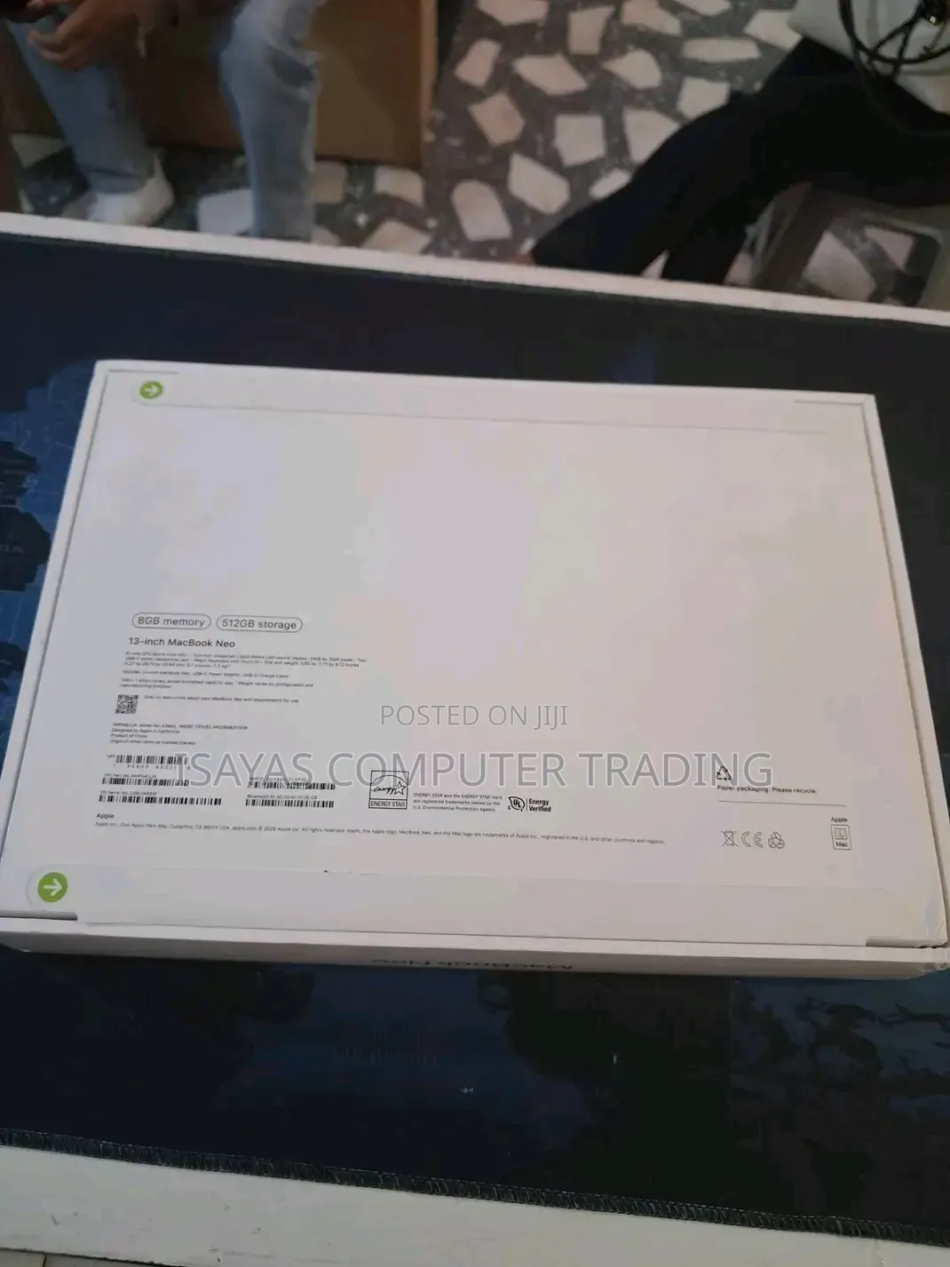 New Laptop Apple MacBook Air 2025 M4 8GB Apple M4 SSD 256GB