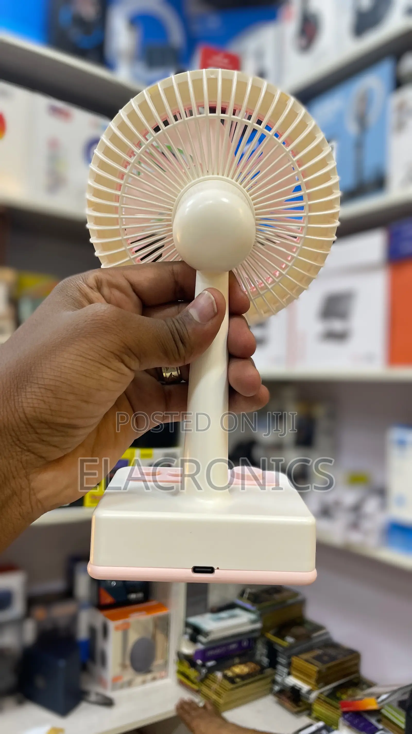 Portable Mini Fan Rechargeable | 3 Speed Usb Fan