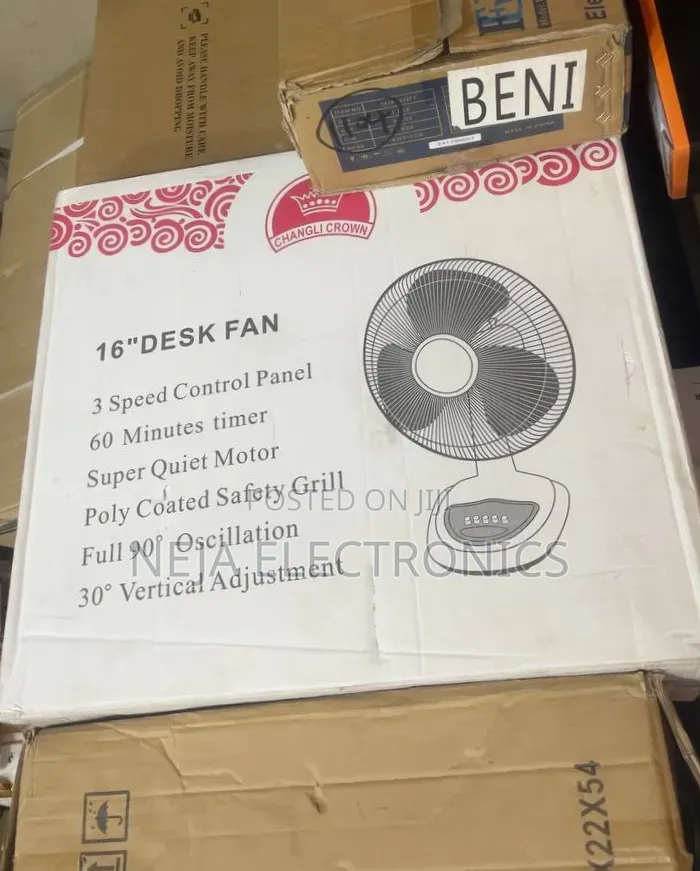 Crown Desk Fans Delivery
