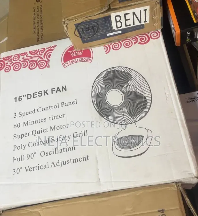 Crown Desk Fans Delivery