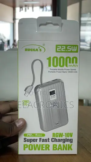 Wireless Power Bank 10000mah | 22.5w Fast Chargi