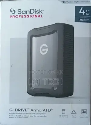 4tb Sandisk G-Drive Armoratd