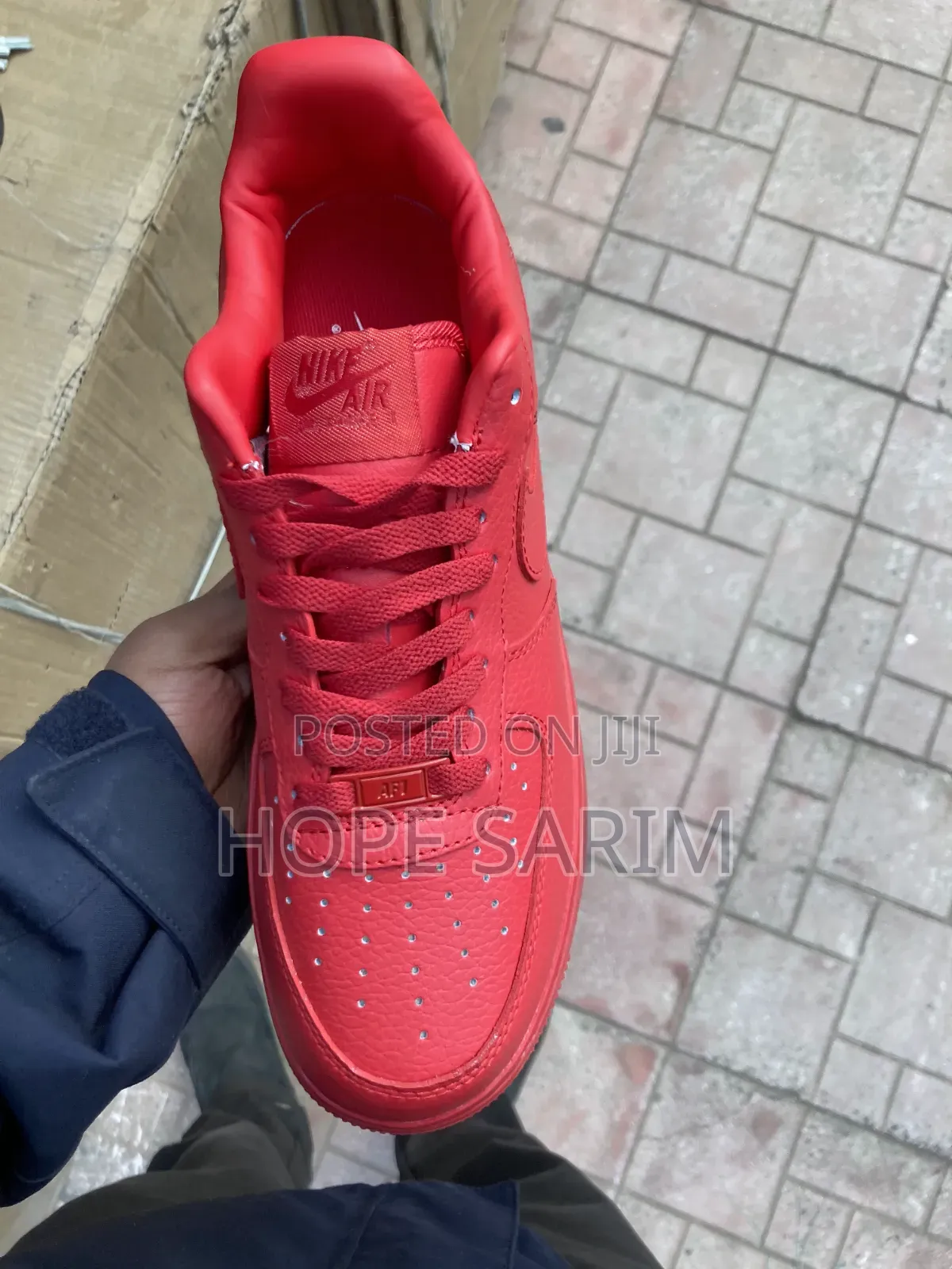 Red Nike Air Force 1