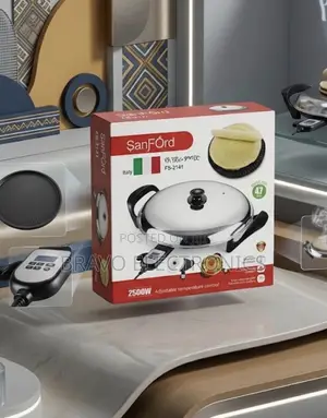  Sanford Italy Smart Grill – 47cm የእንጀራ ምጣድ | Best Price in Addis!