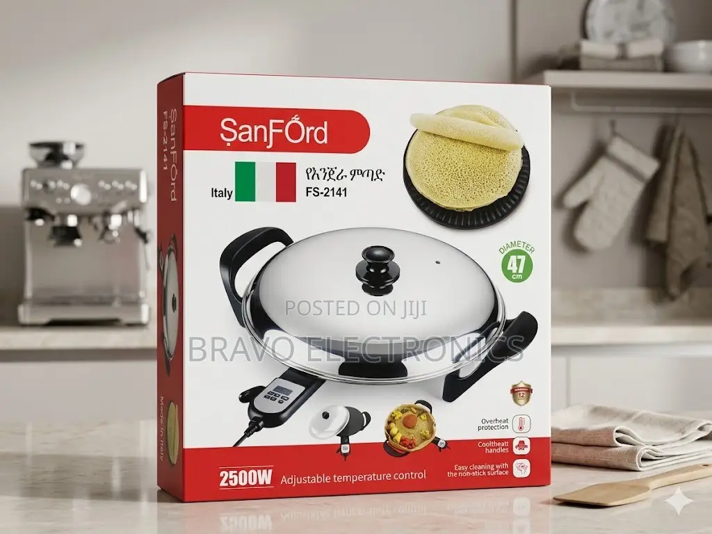 Sanford Italy Smart Grill – 47cm Professional የእንጀራ ምጣድ 