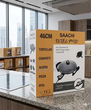  Saachi 46cm Electric Mitad – Smart Cooking for Every Home 
