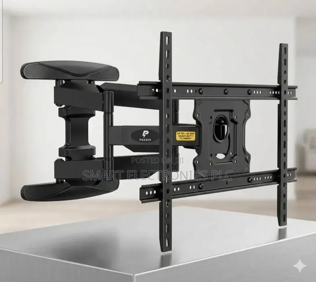 Tv Wall Mount Pozzer P7 Heavy-Duty Full-Motion 50 to 98 Inches.