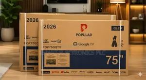 Popular 75-Inch Popular Brand Qled Smart Tv Box Featurin