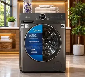 Midea Washing Machine Has a 12kg Capacity.1400 RPM for Drying.