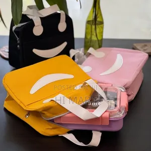 Smiley Face High Quality Lunch Box Bag