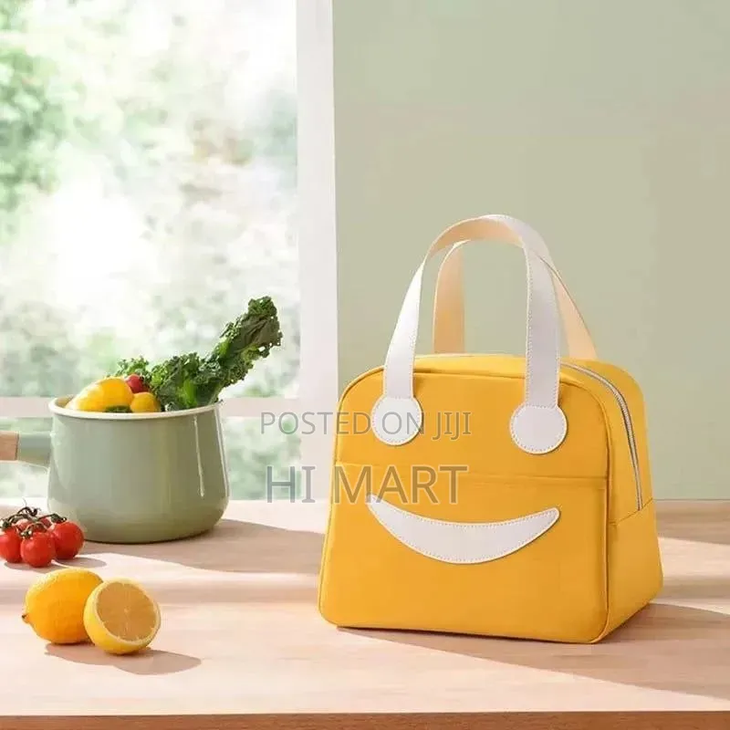 Smiley Face High Quality Lunch Box Bag