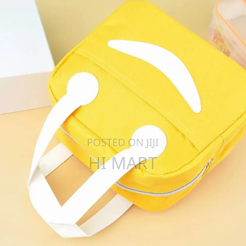 Smiley Face High Quality Lunch Box Bag