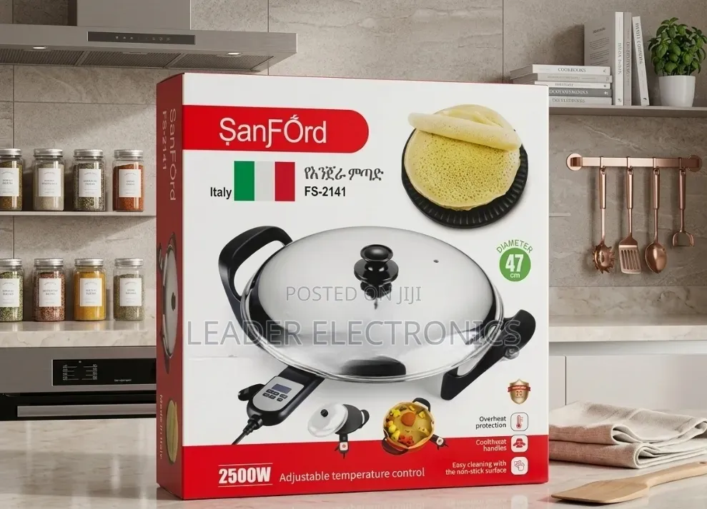 Sanford Italy Electric Injera Mitad – Premium Quality | Perfect Injera