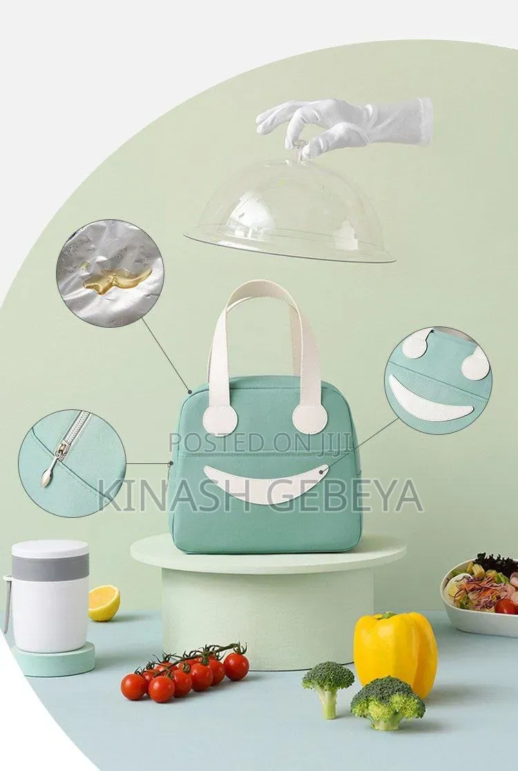 Smiley Face Lunch Box Bag