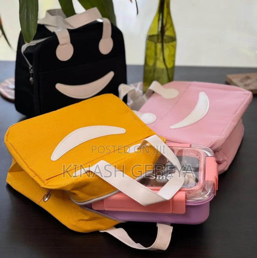 Smiley Face Lunch Box Bag