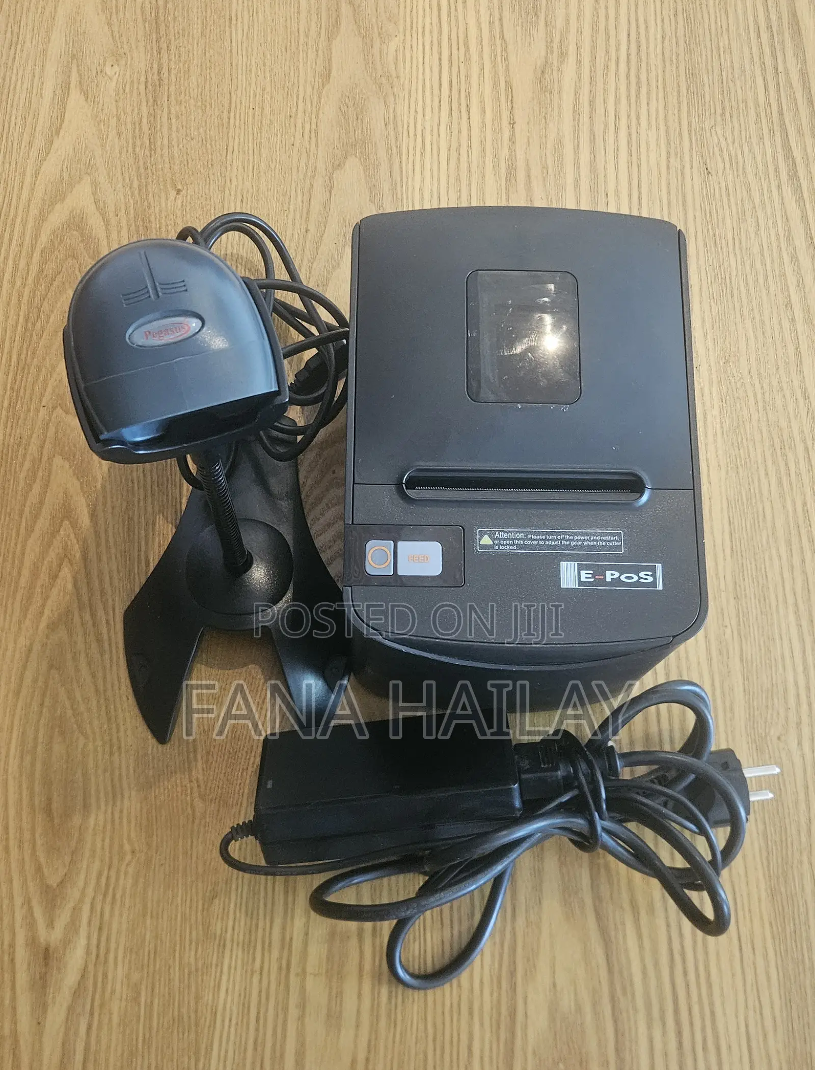 E-Pos Thermal Receipt Printer + Barcode Sanner