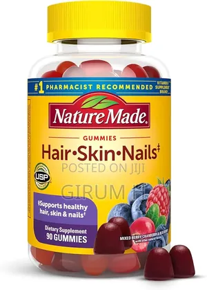 Hair Skin Nails Dietry Supplement, 90 Gummies