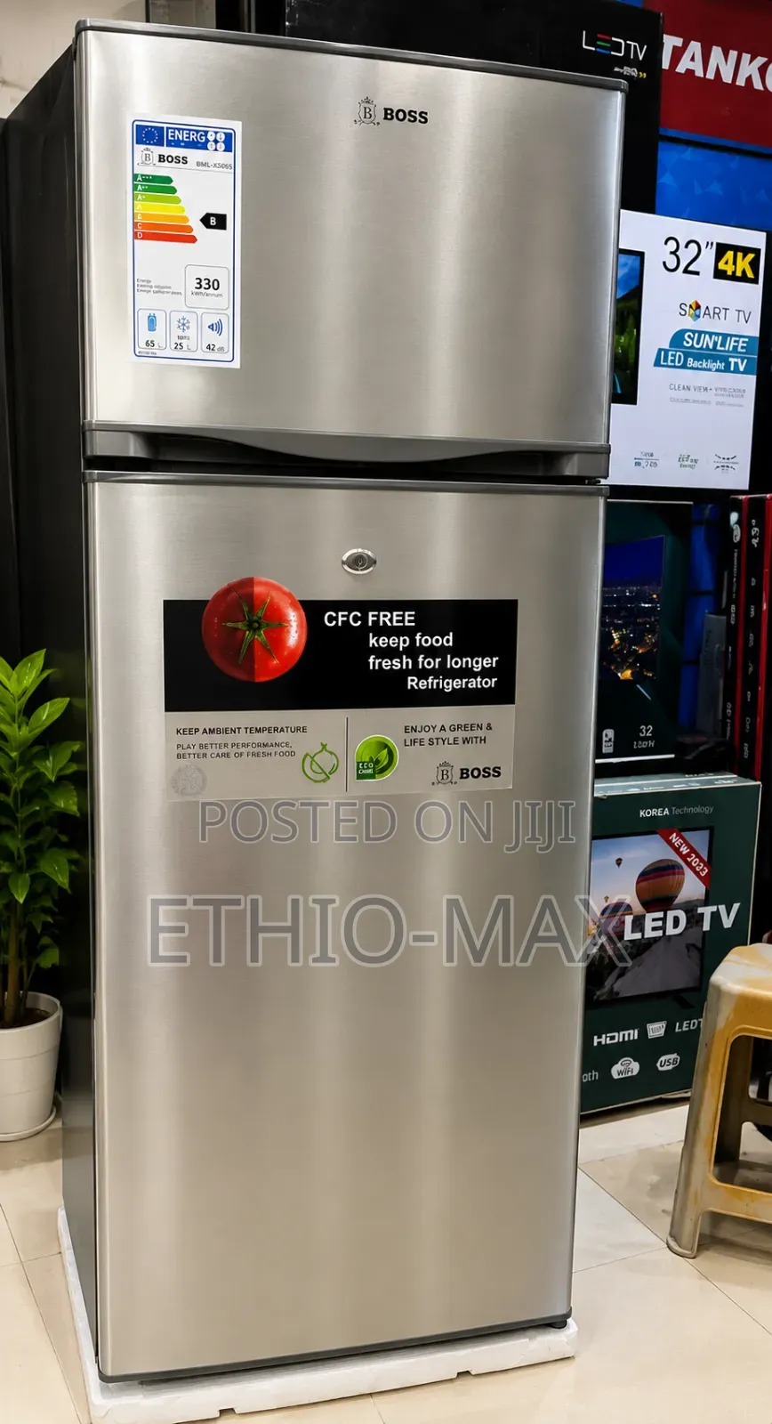 Boss Refrigerator 350 – More Space, Better Cooling,Freshness Every Day